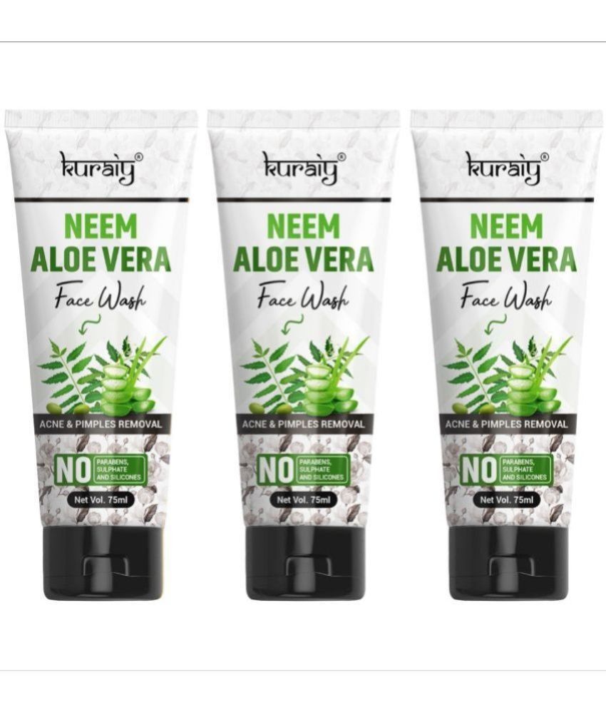     			KURAIY - Acne or Blemishes Removal Face Wash For All Skin Type ( Pack of 3 )