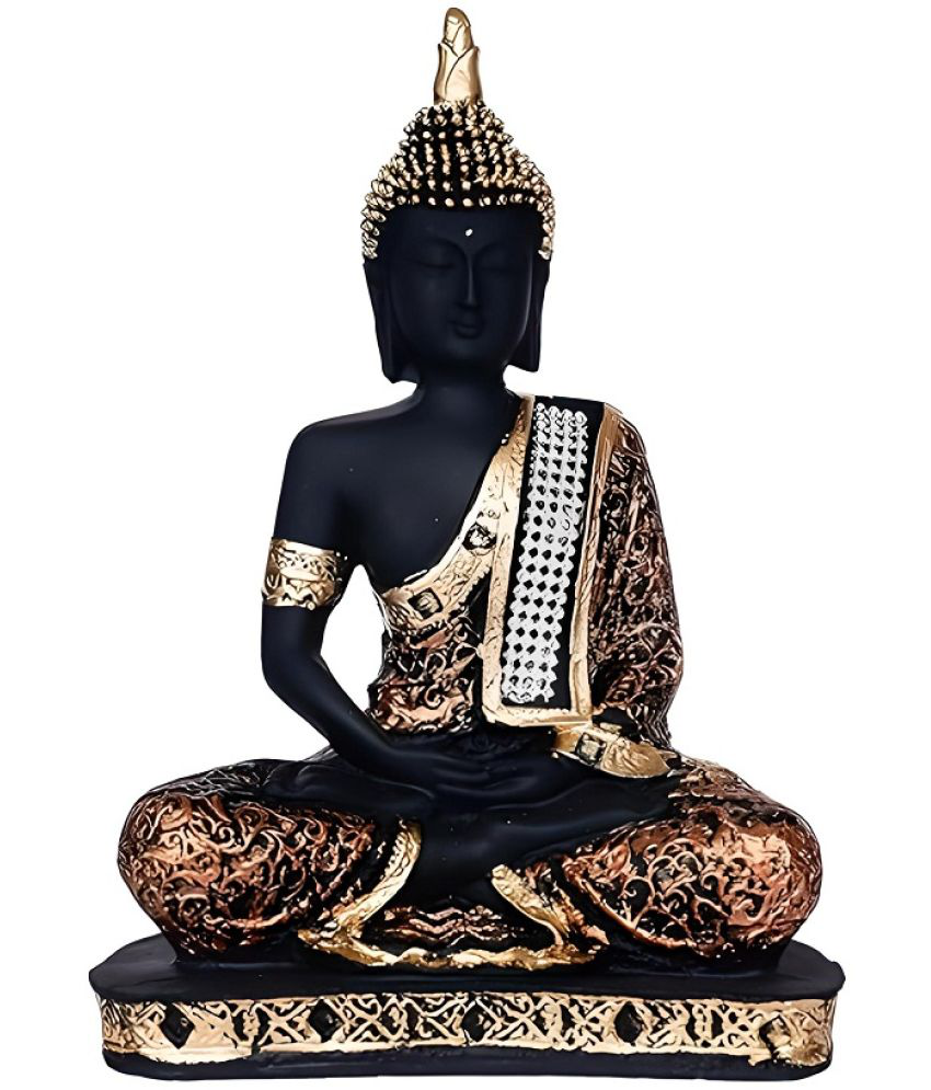     			Khushi Enterprises Samadhi Buddha Showpiece 23 cm - Pack of 1