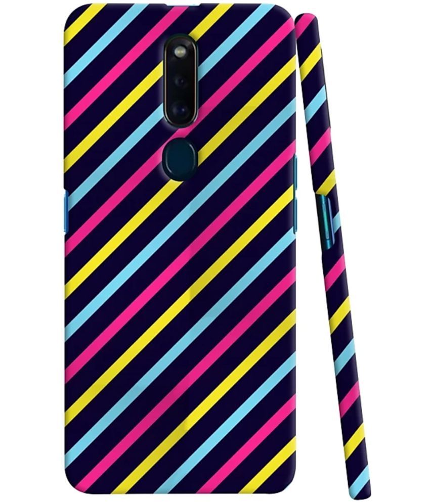     			T4U THINGS4U - Multicolor Printed Back Cover Polycarbonate Compatible For OPPO F11 Pro ( Pack of 1 )