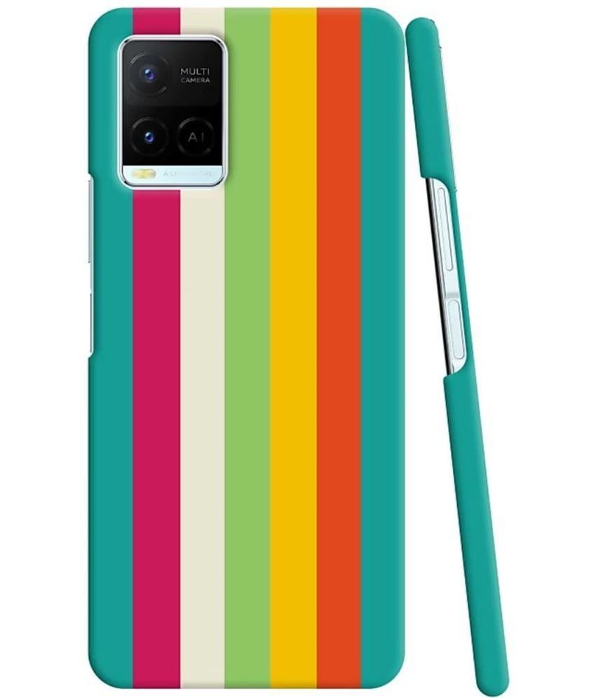     			T4U THINGS4U - Multicolor Printed Back Cover Polycarbonate Compatible For Vivo Y21E ( Pack of 1 )