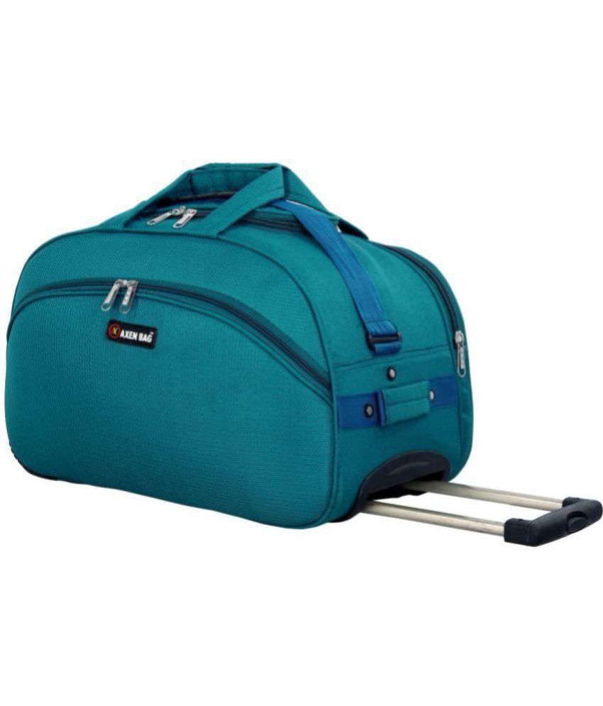     			AXEN BAGS Blue S (55cm) + L (Between 75 to 77 cm) Cabin TR1_Light Blue Luggage