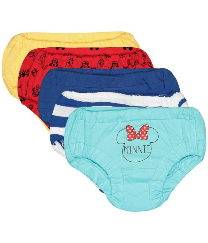     			Bodycare Unisex Baby Minnie & Friends Printed Brief Pack Of 5 - Assorted