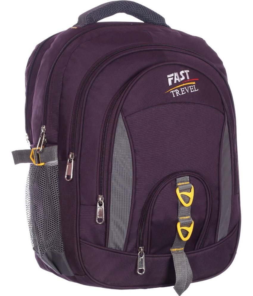     			FAST TRAVEL - Purple Polyester Backpack ( 45 Ltrs )
