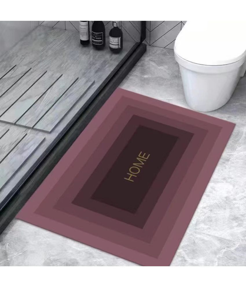     			mahek accessories Anti-skid Rubber Bath Mat 40x60 cm ( Pack of 1 ) - Maroon