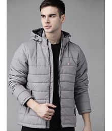 MXN Polyester Men's Casual Jacket - Grey ( Pack of 1 )