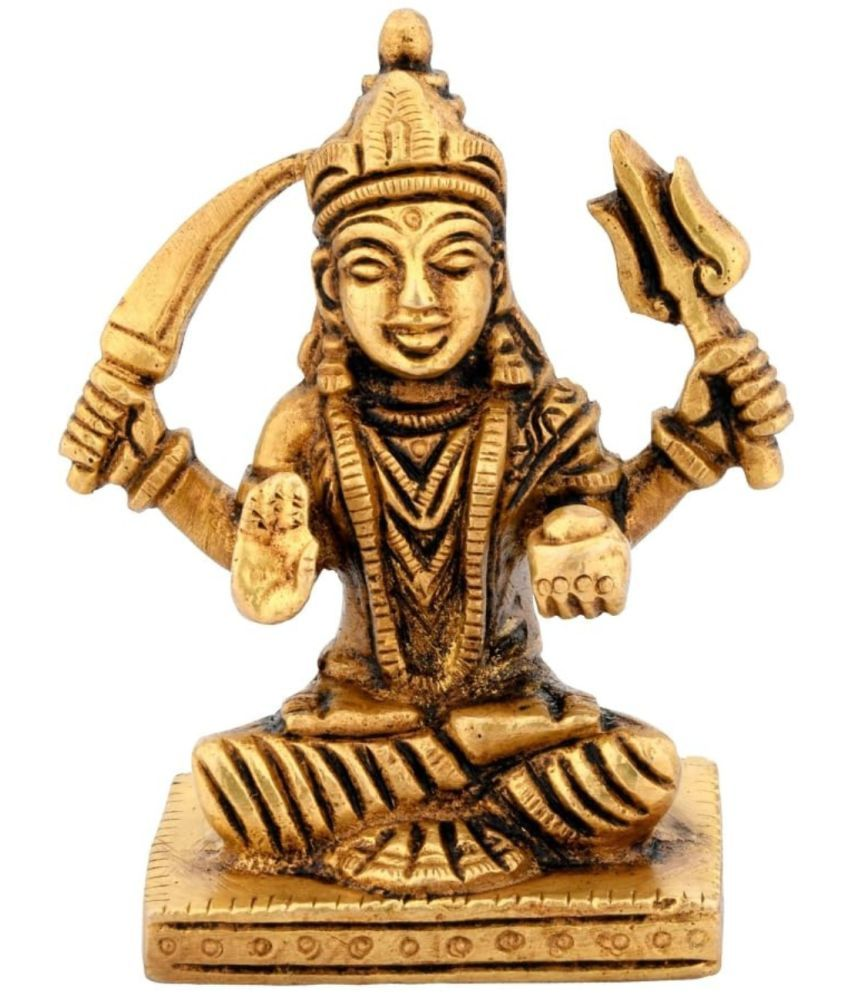     			Shreeyaash Brass Goddess Durga Idol ( 7 cm )