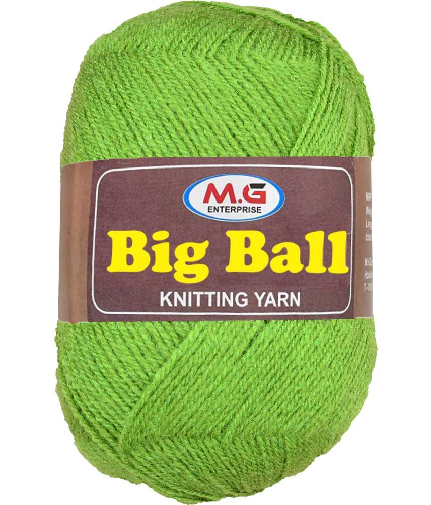     			Bigboss  Apple Green 200 gms Wool Ball Hand knitting wool- Art-AJB