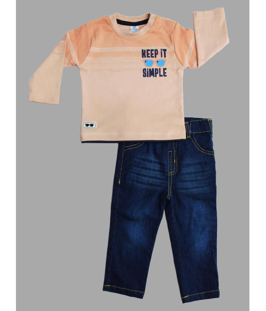     			Dollar Pack of 1 Baby Boys Cotton Blend T-Shirt & Trouser ( Multi )