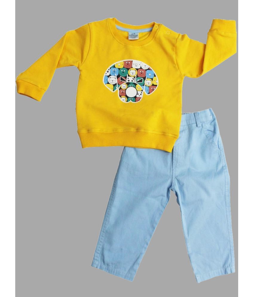     			Dollar Pack of 1 Baby Boys Cotton Blend T-Shirt & Trouser ( Multi )