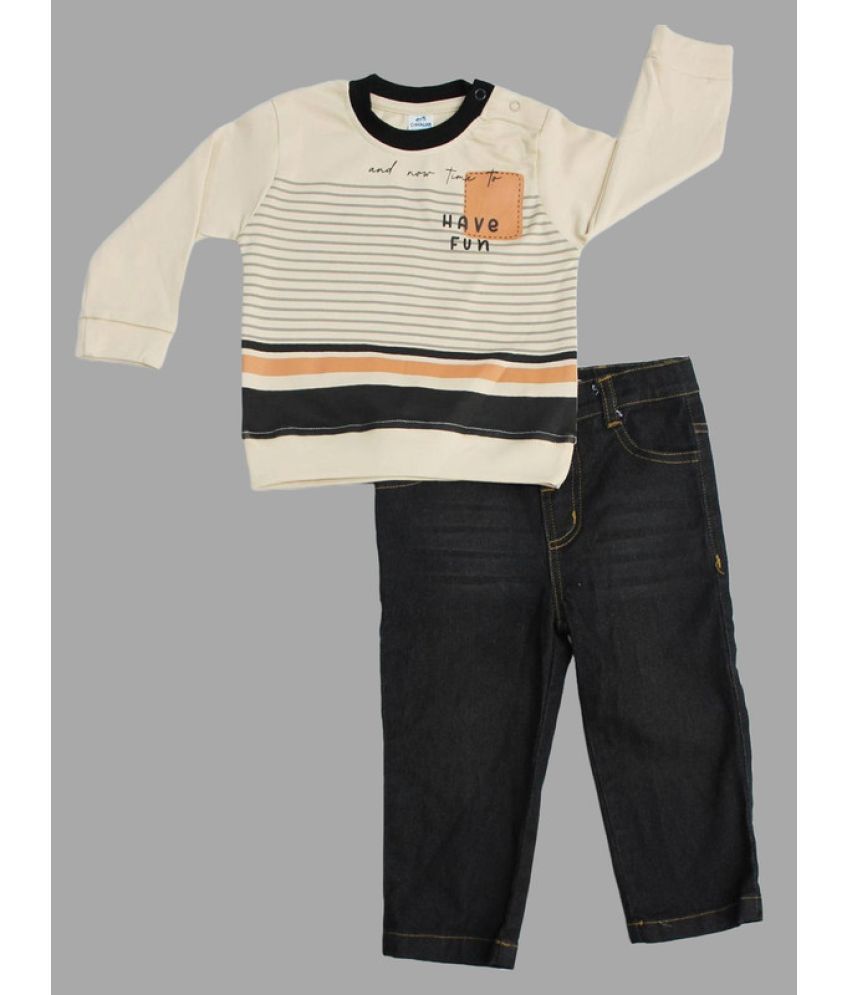     			Dollar Pack of 1 Baby Boys Cotton Blend T-Shirt & Trouser ( Multi )