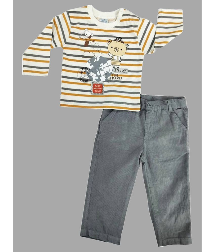     			Dollar Multicolor Cotton Blend Boys T-Shirt & Jeans ( Pack of 1 )