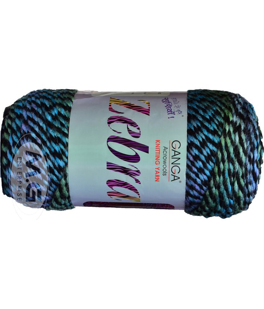     			Knitting Yarn Thick Chunky Wool, Zebra Morphankhi 150 gm  Best Used with Knitting Needles, Crochet Needles Wool Yarn for Knitting. By Gang  U
