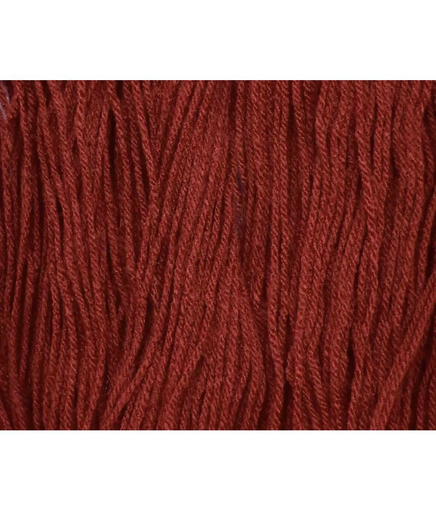     			M.G ENTERPRISE Knitting 3 ply Wool,  Red 200 gm  Best Used- Art-AJ