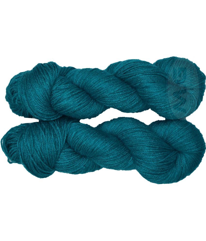     			Represents H VARDHMAN Knitting Yarn Wool Li Teal 300 gm Art-ACBE