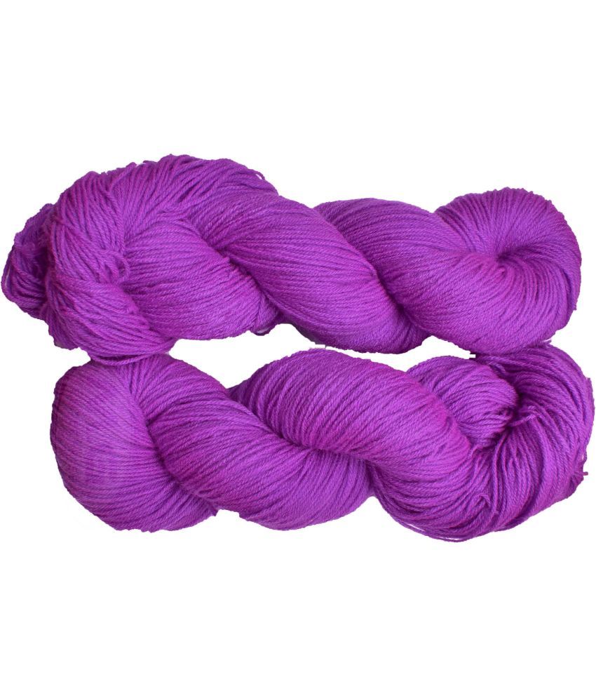     			Represents Oswal  3 Ply Knitting  Yarn Wool,  Purple 500 gm