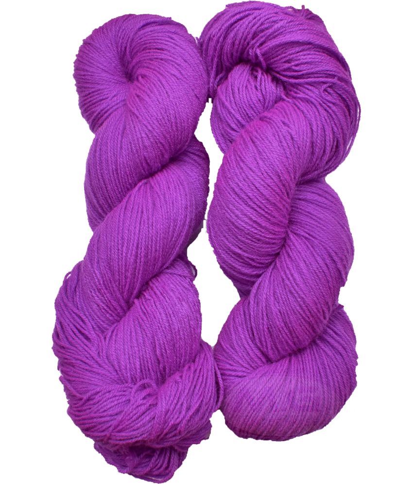     			Represents Oswal  3 Ply Knitting  Yarn Wool,  Purple 200 gm ART - I