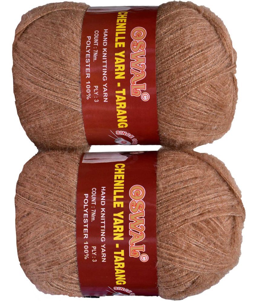     			Represents Oswal  3 Ply Knitting  Yarn Wool,  Brown 600 gm  Art-HEG