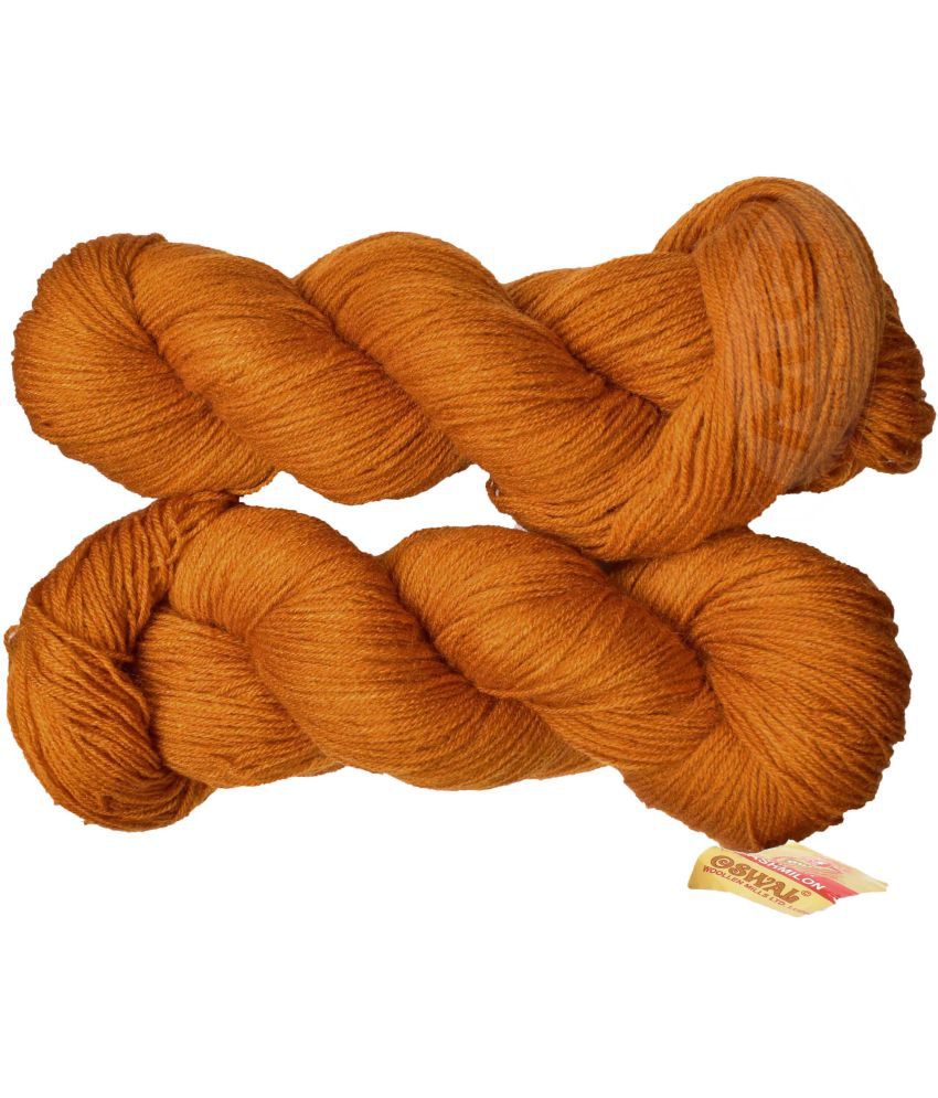     			Represents Oswal  3 Ply Knitting  Yarn Wool,  Mustard 500 gm ART - E