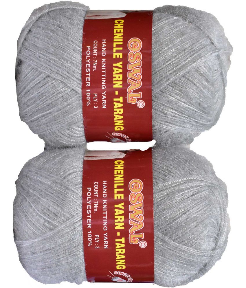     			Represents Oswal  3 Ply Knitting  Yarn Wool,  Steel Grey 600 gm Art-HEC