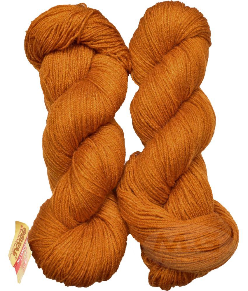     			Represents Oswal  3 Ply Knitting  Yarn Wool,  Mustard 200 gm ART - E