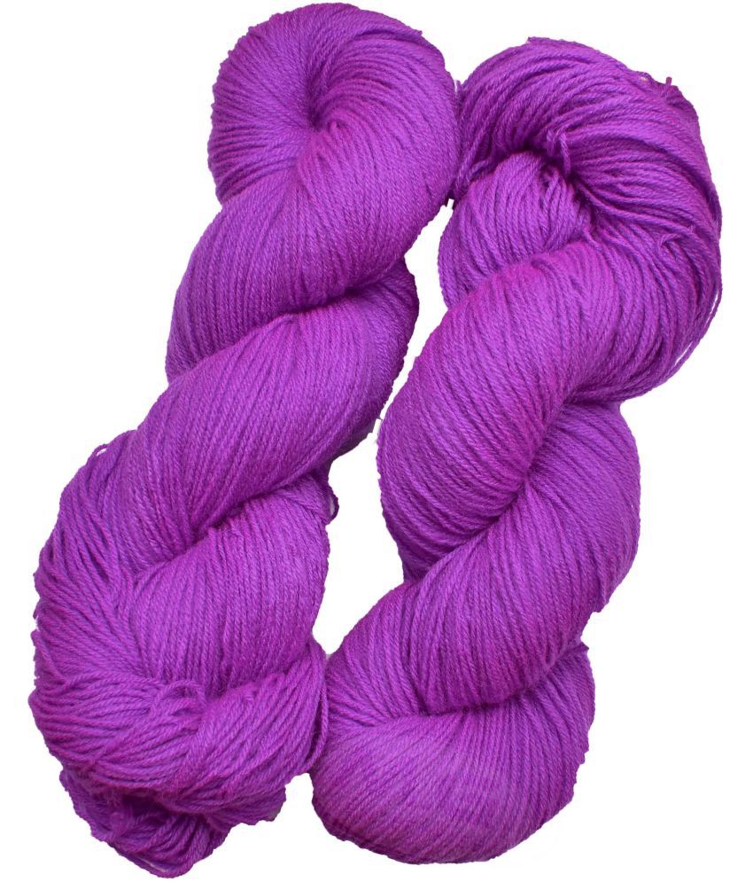     			Represents Oswal  3 Ply Knitting  Yarn Wool,  Purple 300 gm ART - I