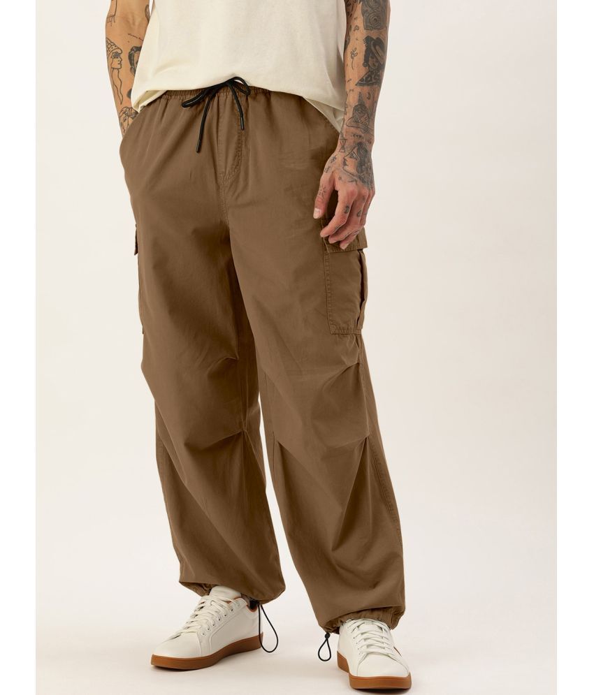     			Bene Kleed Loose Flat Men's Cargos - Coffee ( Pack of 1 )