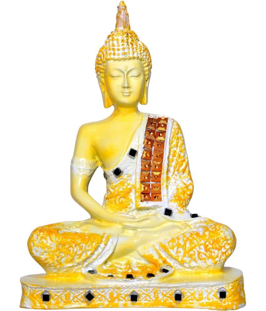     			GW Creations Samadhi Buddha Showpiece 23 cm - Pack of 1