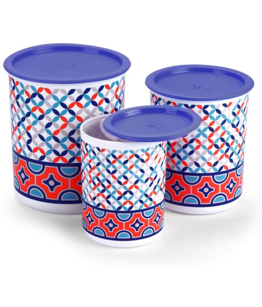     			Oliveware Plastic Blue Dal Container ( Set of 3 )