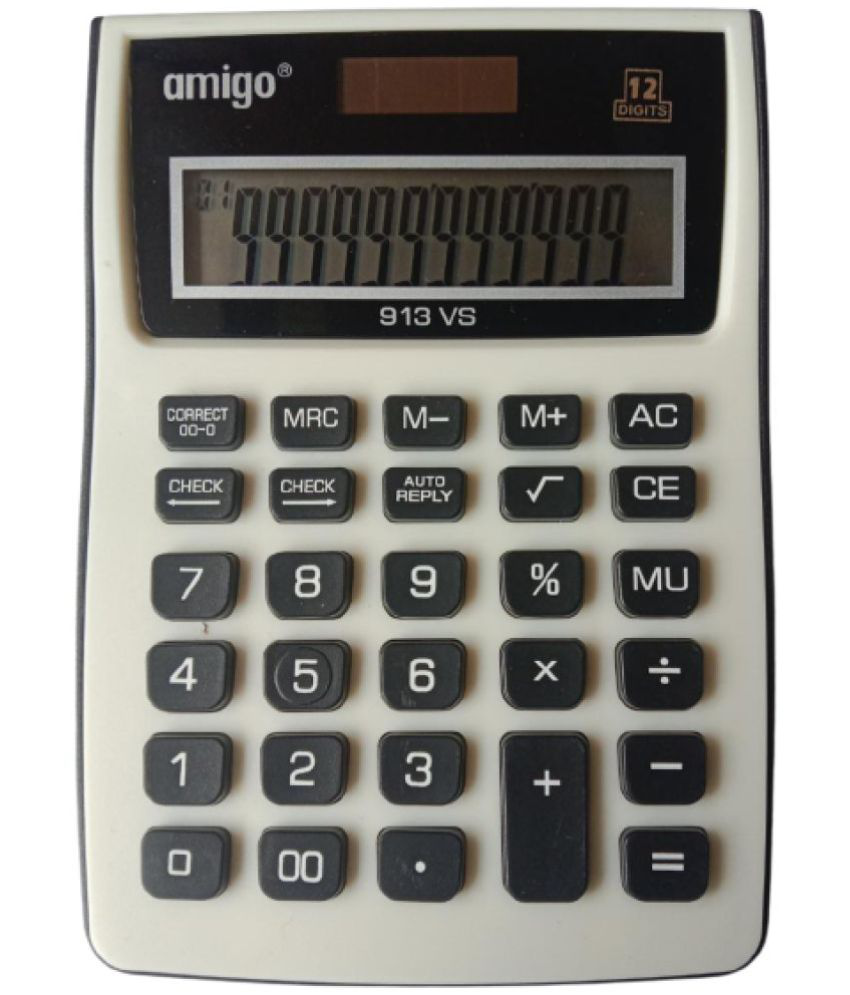     			2603 F FLIPCLIPS- 1PC 913VS CALCULATOR 120 Steps Check & Correct 12 Digit Premium Desktop Calculator( PACK OF 1)