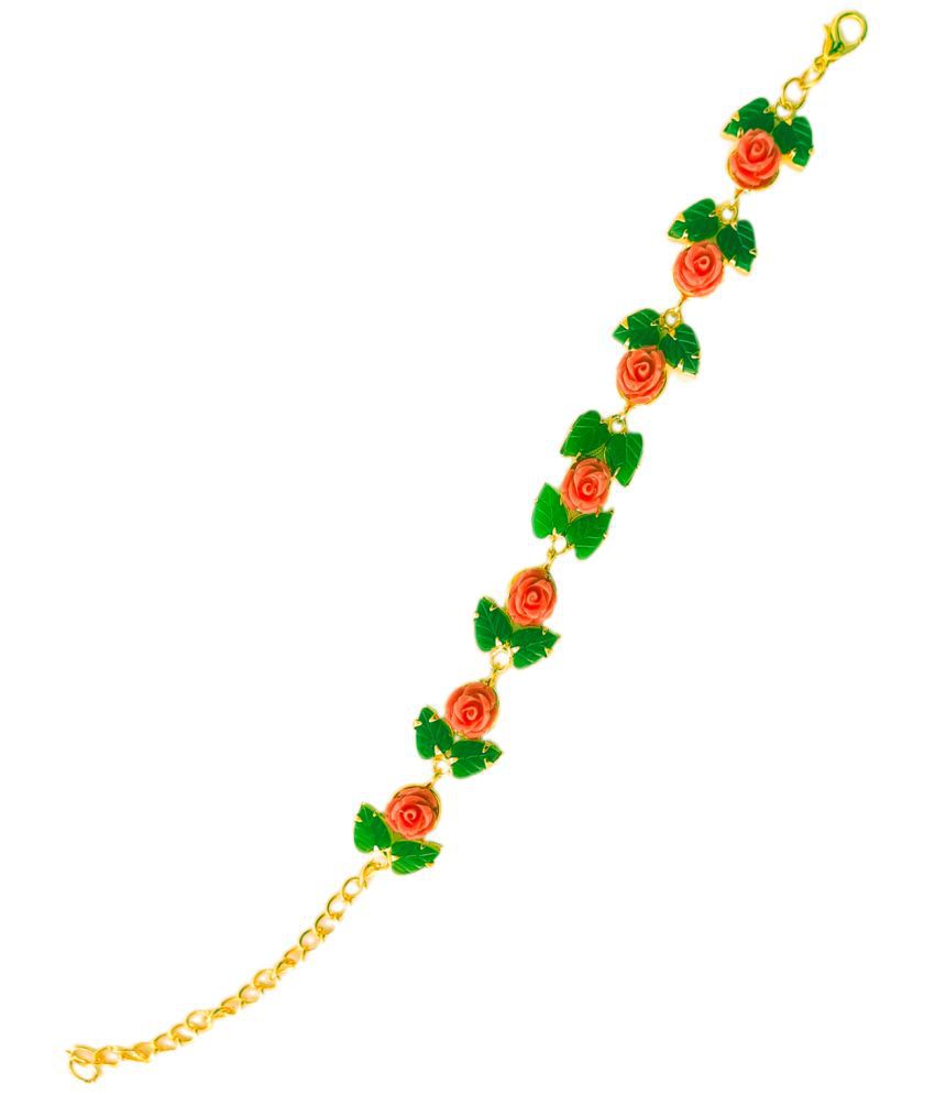     			KASHVI PEARLS AND JEWELLERS Multicolor Bracelet ( Pack of 1 )