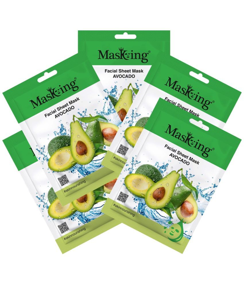     			Masking - Fairness Sheet Mask for All Skin Type ( Pack of 5 )