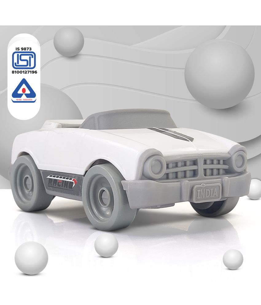     			NHR Dinky Push Car Toy for Kids, Car for Kids, Toy Car, Toy for Kids, Push Car, Pull Car, Manual Pull Car Toy, Dinky Car-White