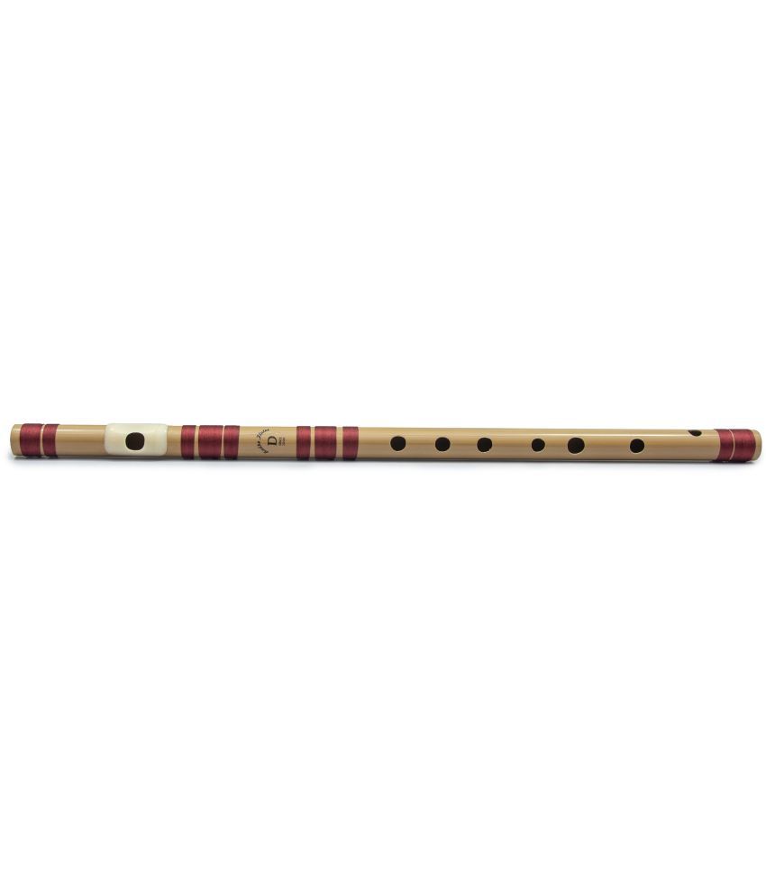     			Radhe Flutes PVC Fiber D Natural Bansuri Middle Octave Left Handed