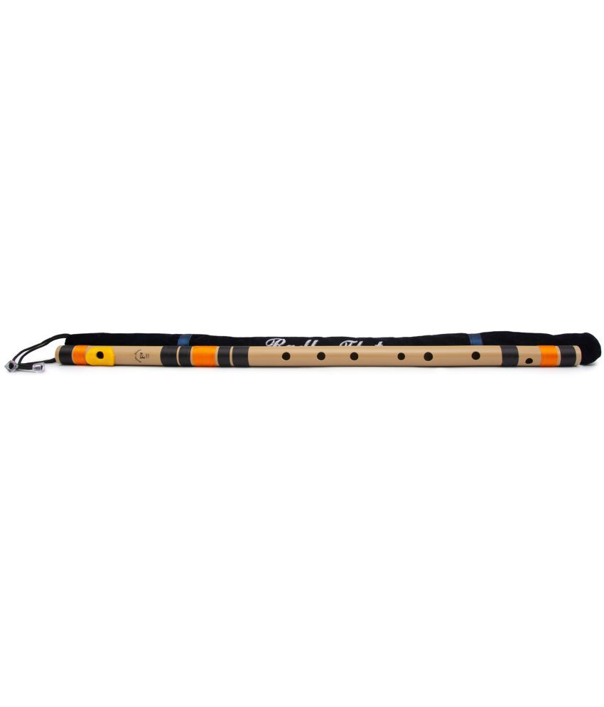     			Radhe Flutes PVC Fiber F Sharp Bansuri Base Octave RIGHT Handed With VELVET COVER