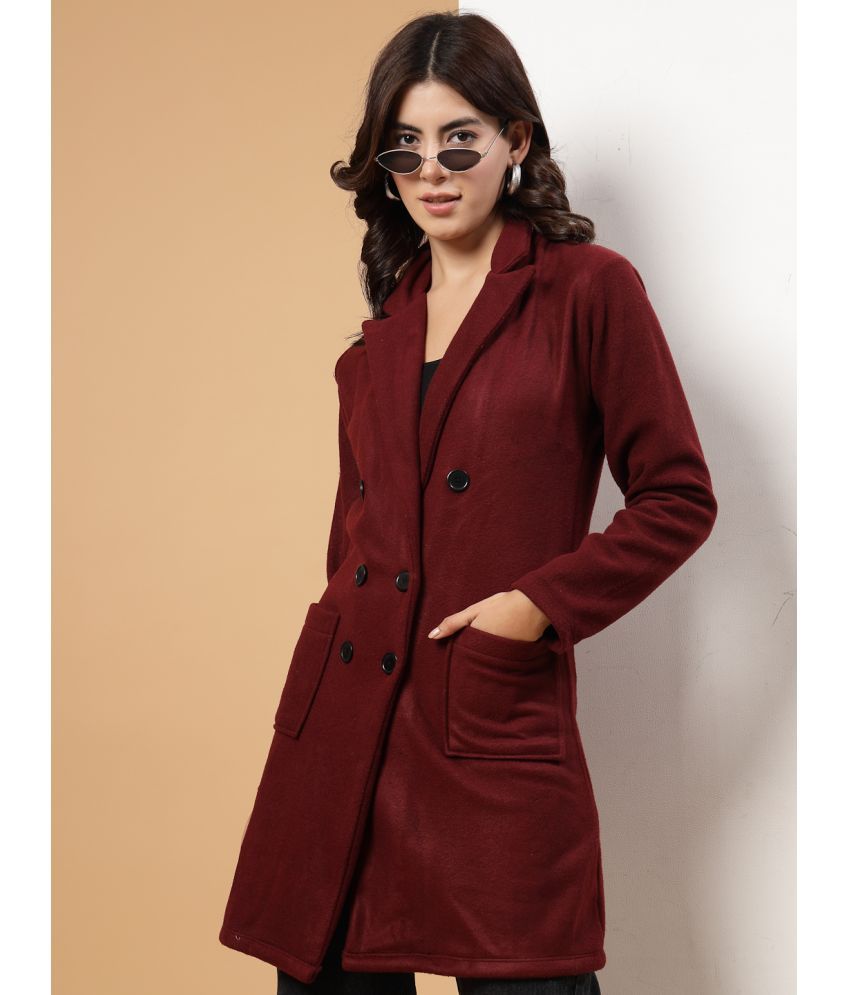     			Rigo - Fleece Maroon Over coats