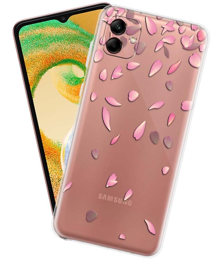     			Fashionury Multicolor Printed Back Cover Silicon Compatible For Samsung Galaxy A04 ( Pack of 1 )