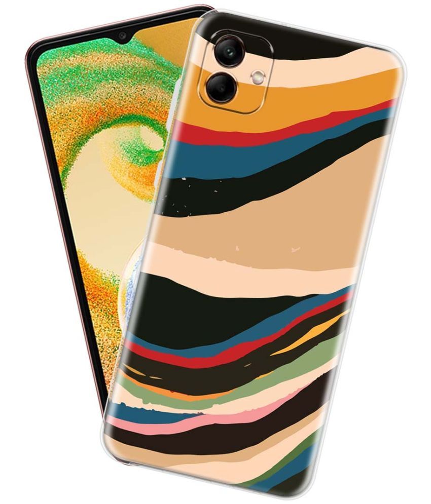     			Fashionury Multicolor Printed Back Cover Silicon Compatible For Samsung Galaxy A04 ( Pack of 1 )