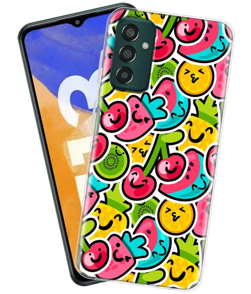     			Fashionury Multicolor Printed Back Cover Silicon Compatible For Samsung Galaxy F13 ( Pack of 1 )