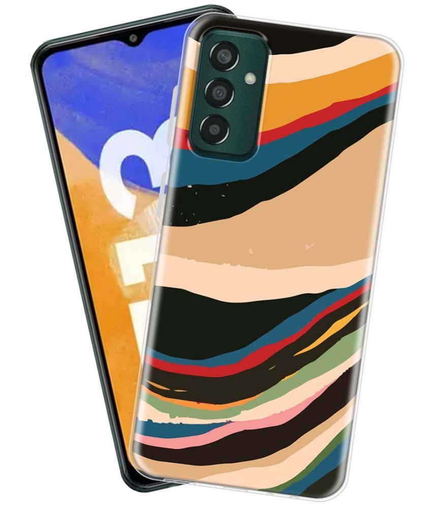     			Fashionury Multicolor Printed Back Cover Silicon Compatible For Samsung Galaxy F13 ( Pack of 1 )