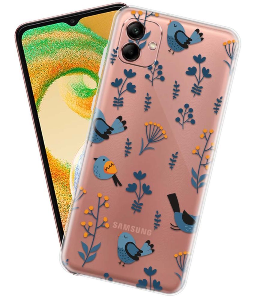     			Fashionury Multicolor Printed Back Cover Silicon Compatible For Samsung Galaxy A04 ( Pack of 1 )