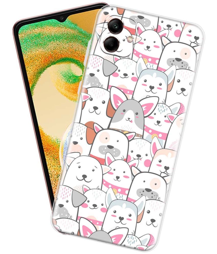     			Fashionury Multicolor Printed Back Cover Silicon Compatible For Samsung Galaxy A04 ( Pack of 1 )