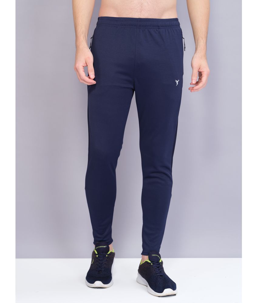    			Technosport Navy Polyester Men's Sports Trackpants ( Pack of 1 )