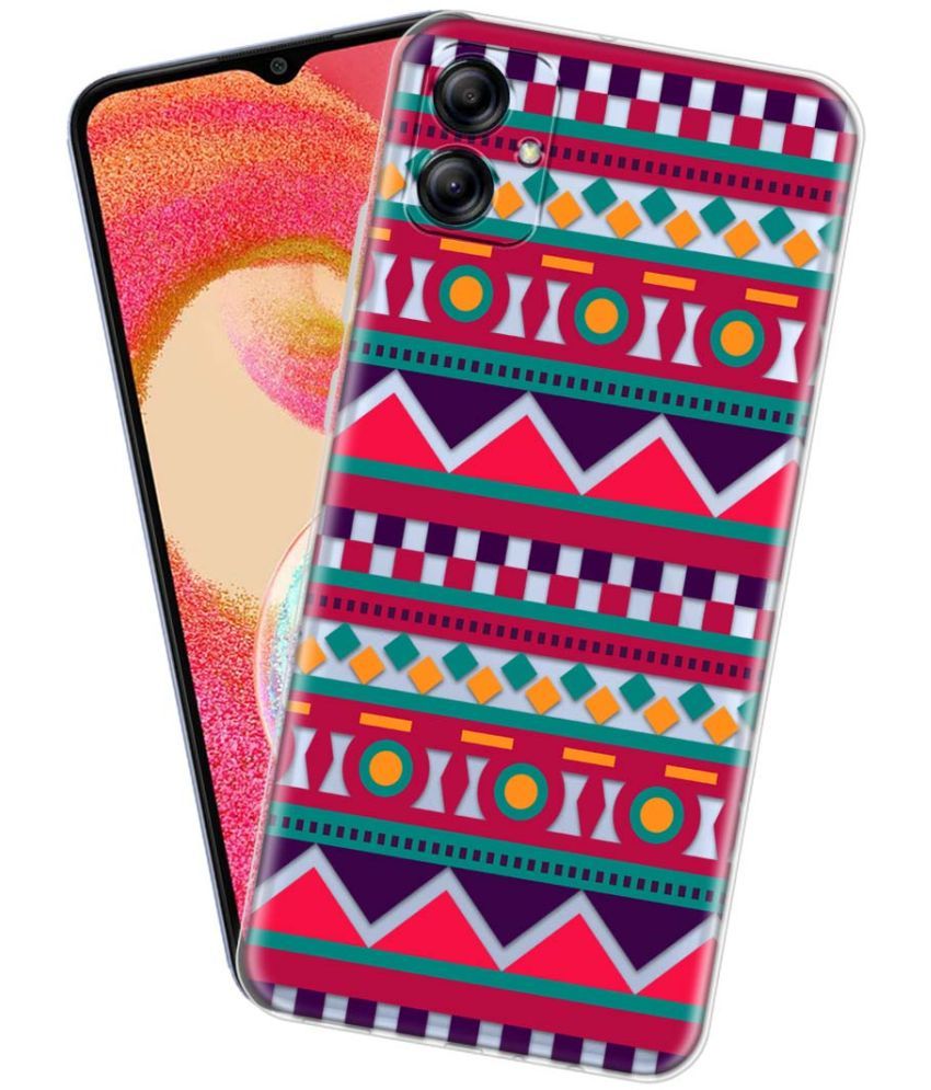     			Fashionury Multicolor Printed Back Cover Silicon Compatible For Samsung Galaxy A04e ( Pack of 1 )