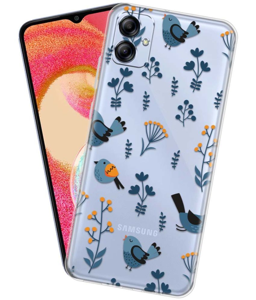     			Fashionury Multicolor Printed Back Cover Silicon Compatible For Samsung Galaxy A04e ( Pack of 1 )