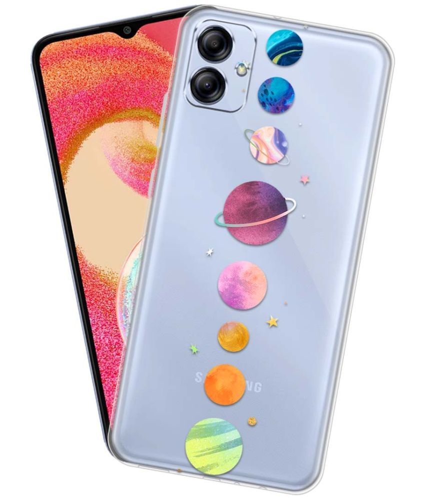     			Fashionury Multicolor Printed Back Cover Silicon Compatible For Samsung Galaxy A04e ( Pack of 1 )