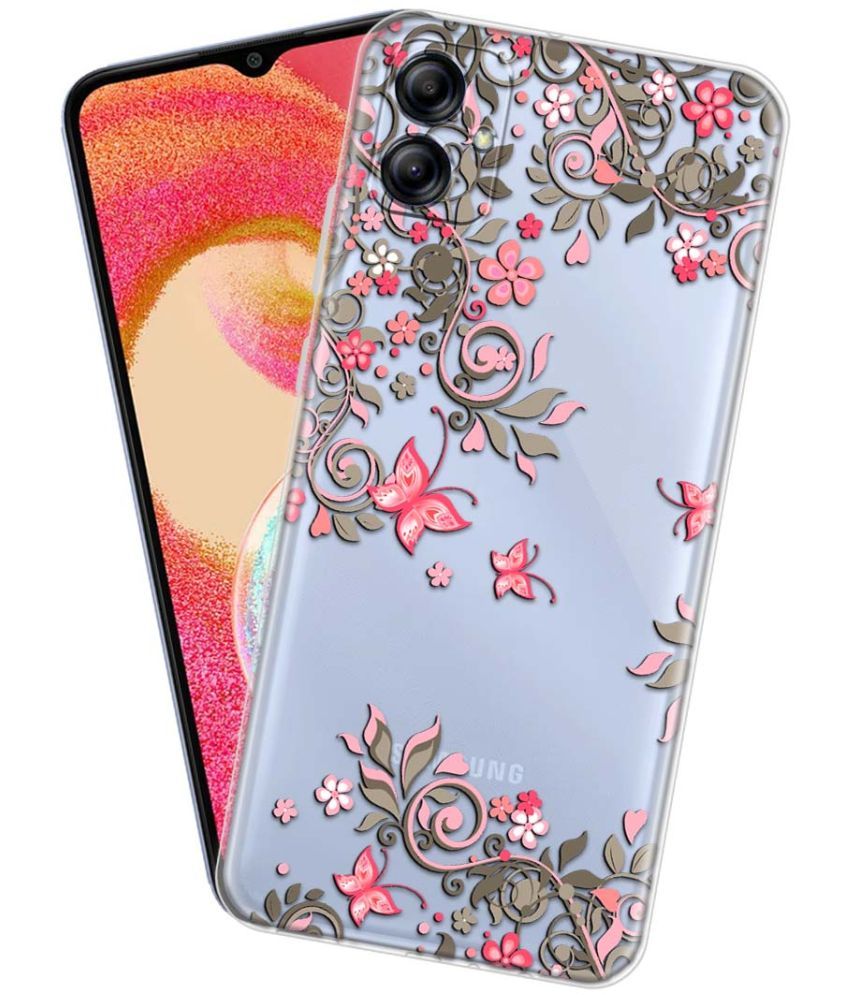     			Fashionury Multicolor Printed Back Cover Silicon Compatible For Samsung Galaxy A04e ( Pack of 1 )