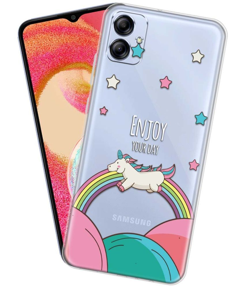     			Fashionury Multicolor Printed Back Cover Silicon Compatible For Samsung Galaxy A04e ( Pack of 1 )