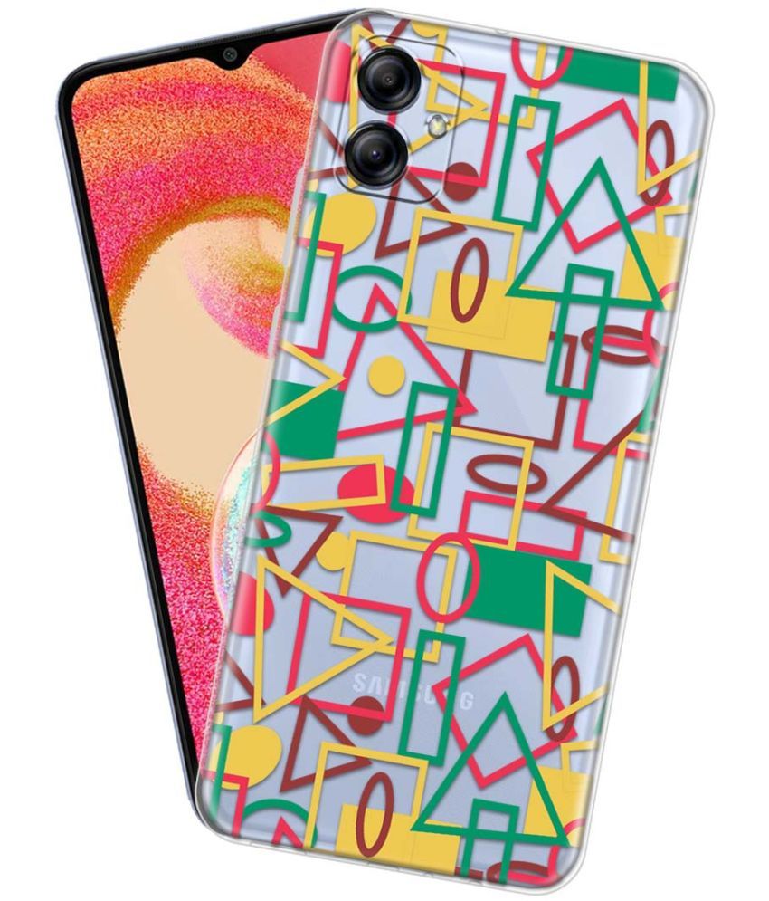     			Fashionury Multicolor Printed Back Cover Silicon Compatible For Samsung Galaxy A04e ( Pack of 1 )