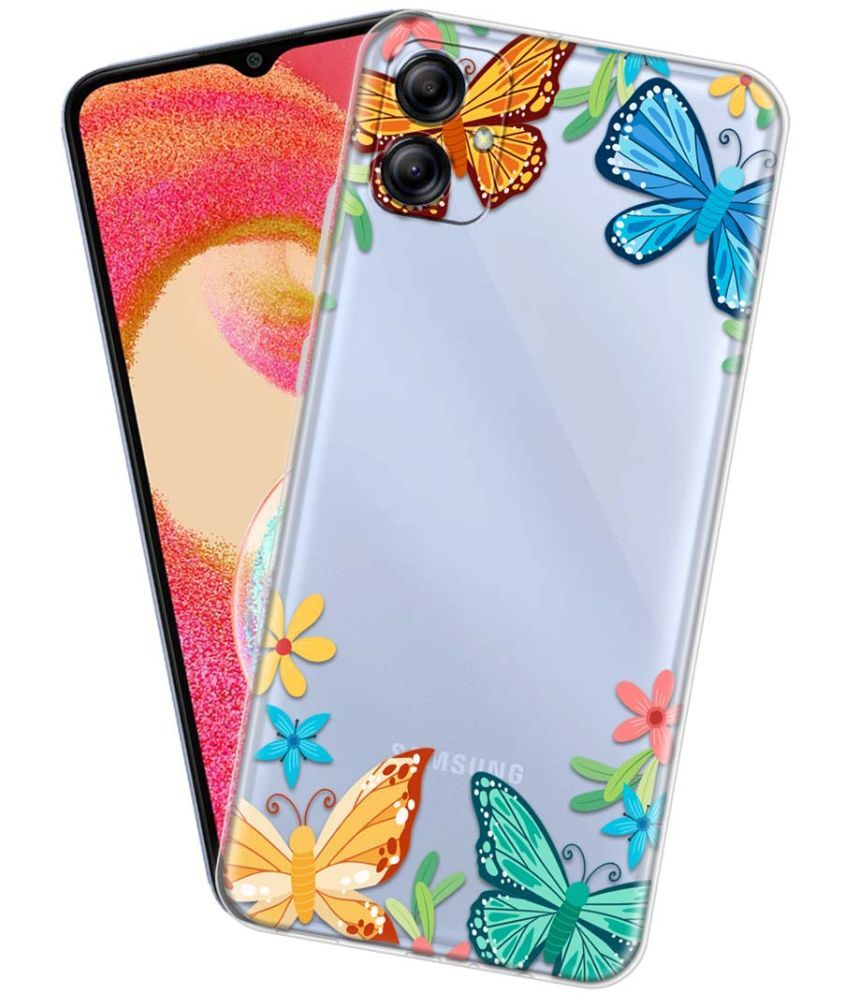     			Fashionury Multicolor Printed Back Cover Silicon Compatible For Samsung Galaxy A04e ( Pack of 1 )