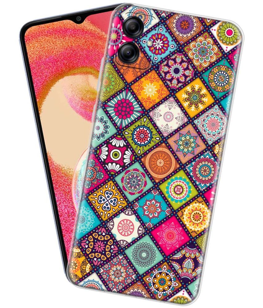     			Fashionury Multicolor Printed Back Cover Silicon Compatible For Samsung Galaxy A04e ( Pack of 1 )